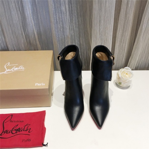 Replica Christian Louboutin Boots For Women #538844 $100.00 USD for Wholesale