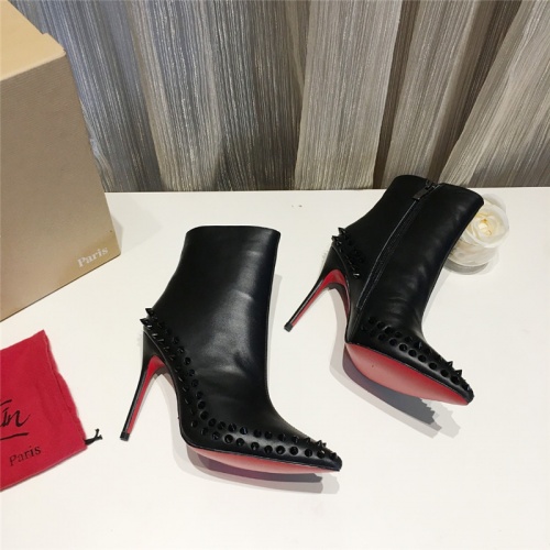 Christian Louboutin Boots For Women #538845 $105.00 USD, Wholesale Replica Christian Louboutin Boots