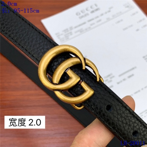 Replica Gucci AAA Quality Belts For Women #539368 $44.00 USD for Wholesale