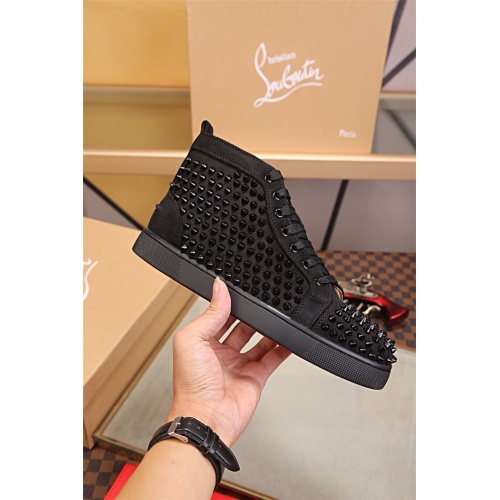 Replica Christian Louboutin High Tops Shoes For Men #543647 $82.00 USD for Wholesale