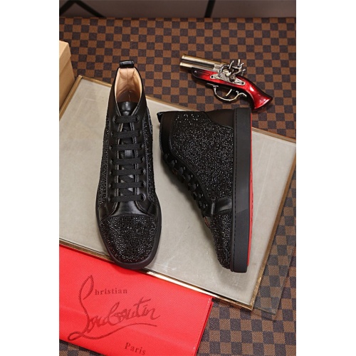 Christian Louboutin High Tops Shoes For Men #543724 $82.00 USD, Wholesale Replica Christian Louboutin High Top Shoes