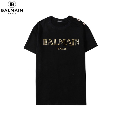 Balmain T-Shirts Short Sleeved For Unisex #547452 $29.00 USD, Wholesale Replica Balmain T-Shirts