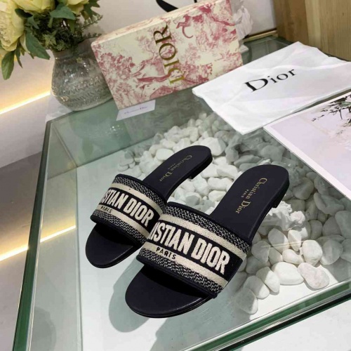 Christian Dior Slippers For Women #549384 $56.00 USD, Wholesale Replica Christian Dior Slippers