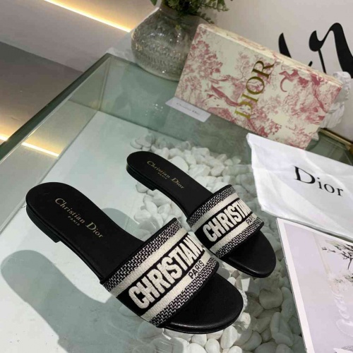 Christian Dior Slippers For Women #549393 $56.00 USD, Wholesale Replica Christian Dior Slippers