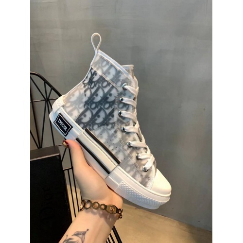 Replica Christian Dior High Tops Shoes For Men #549900 $88.00 USD for Wholesale