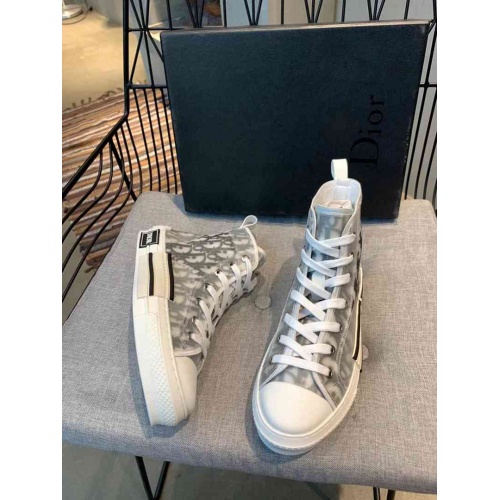 Replica Christian Dior High Tops Shoes For Men #549900 $88.00 USD for Wholesale