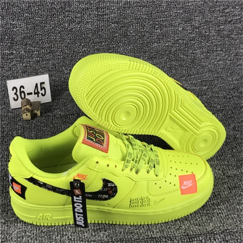 Nike Air Force 1 Just Do It AF1 For Men #550167 $62.00 USD, Wholesale Replica Nike Air Force 1