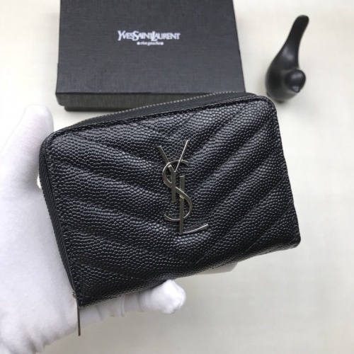 Yves Saint Laurent YSL AAA Quality Wallets #553176 $48.00 USD, Wholesale Replica Yves Saint Laurent AAA Wallets