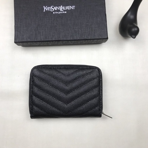 Replica Yves Saint Laurent YSL AAA Quality Wallets #553176 $48.00 USD for Wholesale