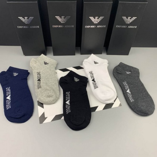 Armani Socks #761412 $32.00 USD, Wholesale Replica Armani Socks