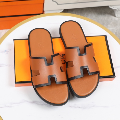 Hermes Slippers For Men #769451 $48.00 USD, Wholesale Replica Hermes Slippers