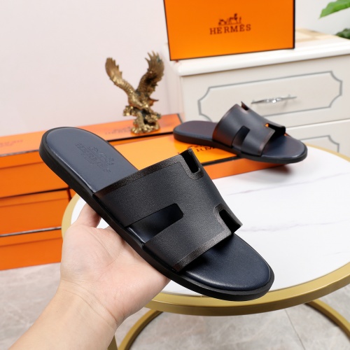 Replica Hermes Slippers For Men #769453 $48.00 USD for Wholesale