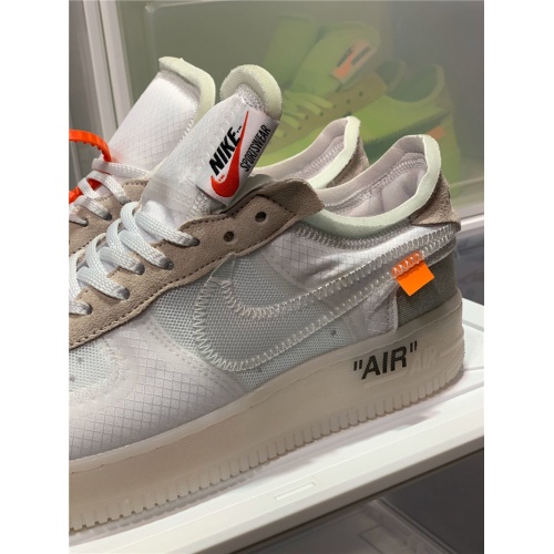 Replica Nike Air Force 1 & OFF-WHITE For Men #770102 $85.00 USD for Wholesale