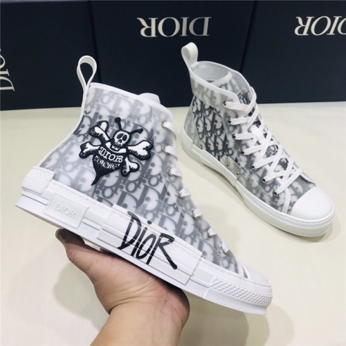 Christian Dior High Tops Shoes For Men #775055 $85.00 USD, Wholesale Replica Christian Dior High Top Shoes