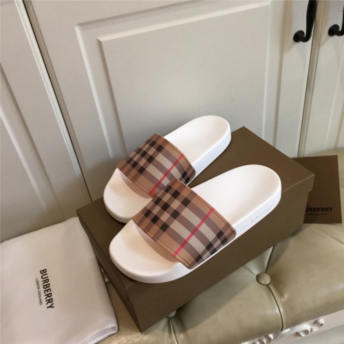 Burberry Slippers For Men #783688 $46.00 USD, Wholesale Replica Burberry Slippers