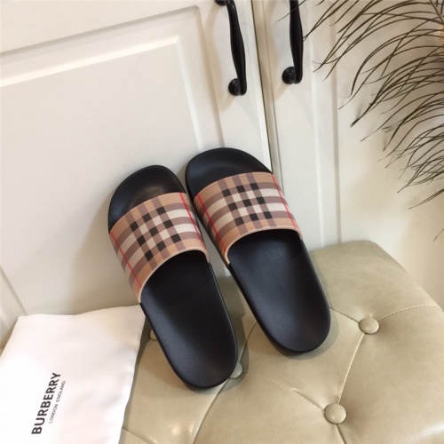 Replica Burberry Slippers For Men #783689 $45.00 USD for Wholesale