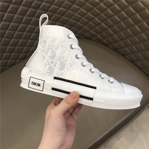 Replica Christian Dior High Tops Shoes For Men #791352 $80.00 USD for Wholesale