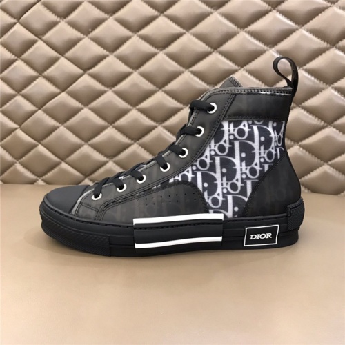 Replica Christian Dior High Tops Shoes For Men #791354 $80.00 USD for Wholesale