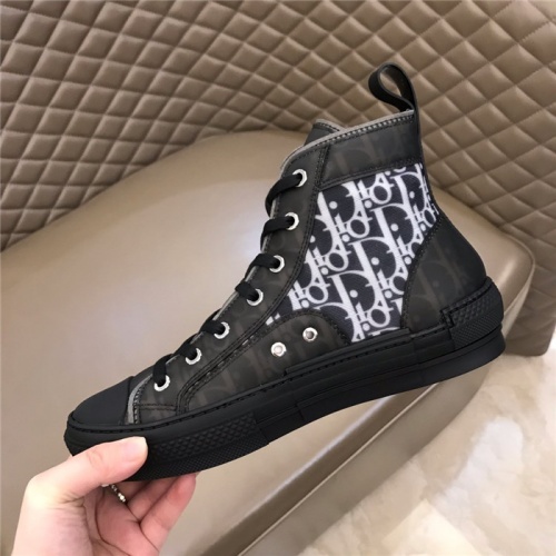 Replica Christian Dior High Tops Shoes For Men #791354 $80.00 USD for Wholesale