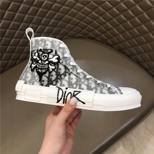 Replica Christian Dior High Tops Shoes For Men #791356 $80.00 USD for Wholesale