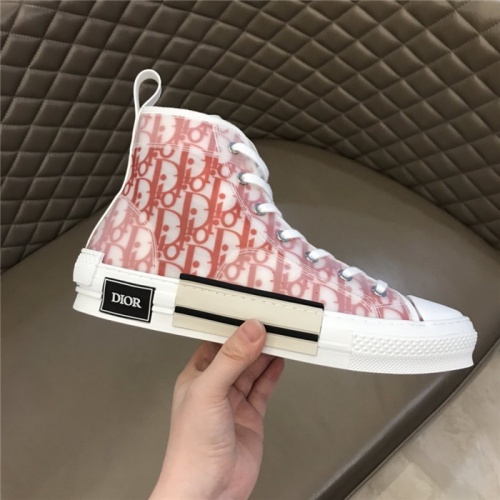 Replica Christian Dior High Tops Shoes For Men #791359 $80.00 USD for Wholesale