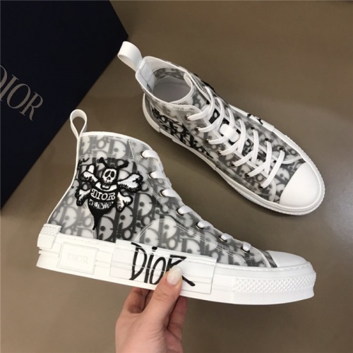 Replica Christian Dior High Tops Shoes For Women #791372 $80.00 USD for Wholesale