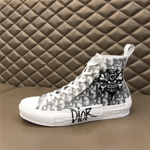 Replica Christian Dior High Tops Shoes For Women #791372 $80.00 USD for Wholesale