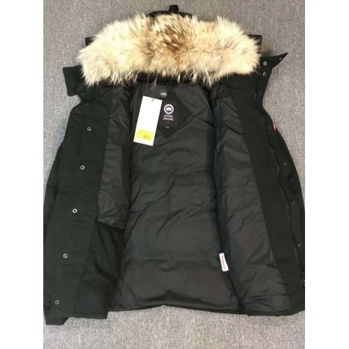 Replica Canada Goose Down Feather Coat Long Sleeved For Unisex #793476 $251.00 USD for Wholesale