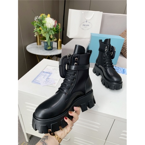 Replica Prada Boots For Women #807832 $118.00 USD for Wholesale