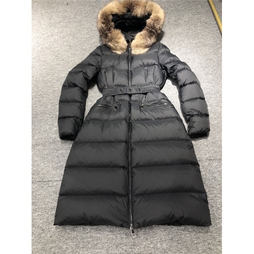 Moncler Down Feather Coat Long Sleeved For Women #810815 $231.00 USD, Wholesale Replica Moncler Down Feather Coat