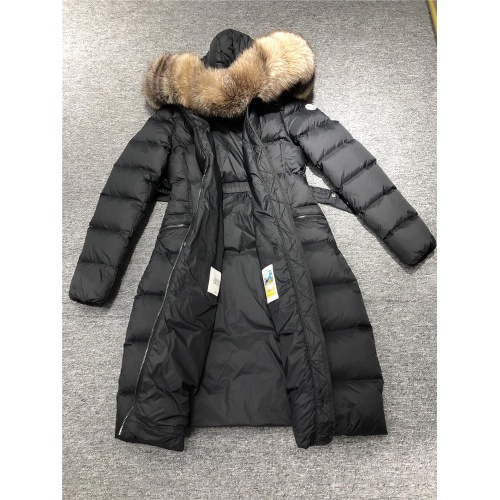 Replica Moncler Down Feather Coat Long Sleeved For Women #810815 $231.00 USD for Wholesale