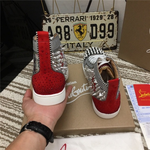 Replica Christian Louboutin High Tops Shoes For Men #812834 $92.00 USD for Wholesale