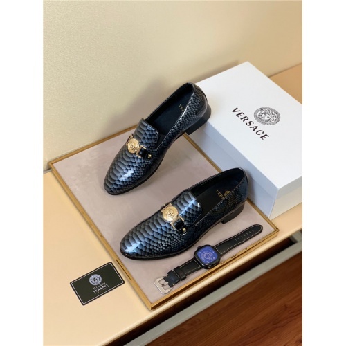 Versace Leather Shoes For Men #813586 $68.00 USD, Wholesale Replica Clearance