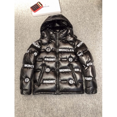 Moncler Down Feather Coat Long Sleeved For Men #814543 $193.00 USD, Wholesale Replica Moncler Down Feather Coat