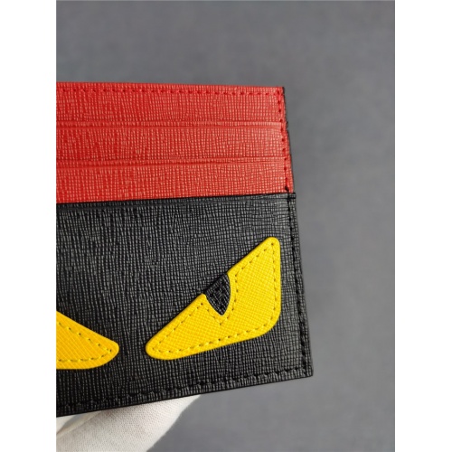 Replica Fendi AAA Man Wallets #818176 $52.00 USD for Wholesale