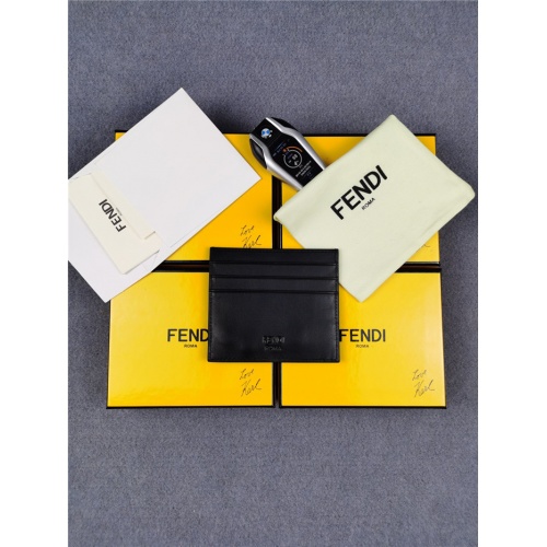 Replica Fendi AAA Man Wallets #818178 $52.00 USD for Wholesale