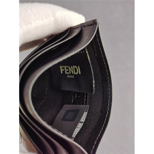 Replica Fendi AAA Man Wallets #818178 $52.00 USD for Wholesale