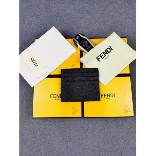 Replica Fendi AAA Man Wallets #818181 $52.00 USD for Wholesale