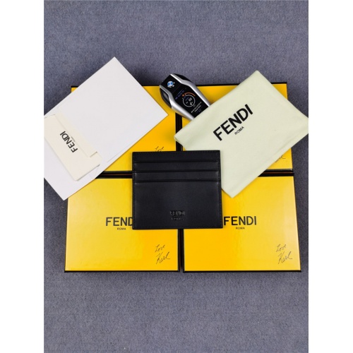 Replica Fendi AAA Man Wallets #818182 $52.00 USD for Wholesale