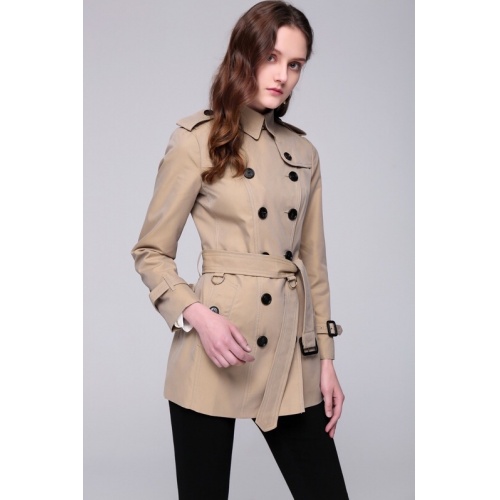 Burberry Windbreaker Jacket Long Sleeved For Women #818334 $126.00 USD, Wholesale Replica Burberry Trench Coat