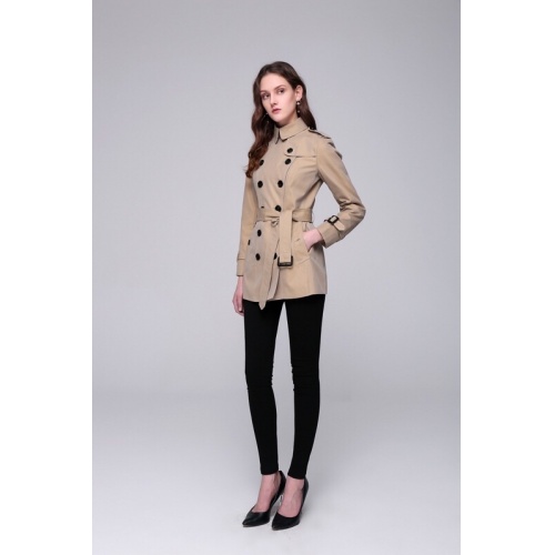 Replica Burberry Windbreaker Jacket Long Sleeved For Women #818334 $126.00 USD for Wholesale