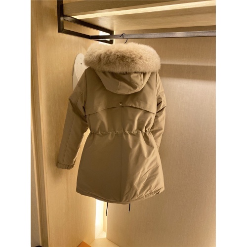 Replica Prada Down Feather Coat Long Sleeved For Women #818529 $225.00 USD for Wholesale