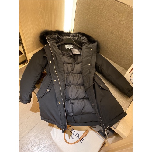 Replica Prada Down Feather Coat Long Sleeved For Women #818530 $225.00 USD for Wholesale