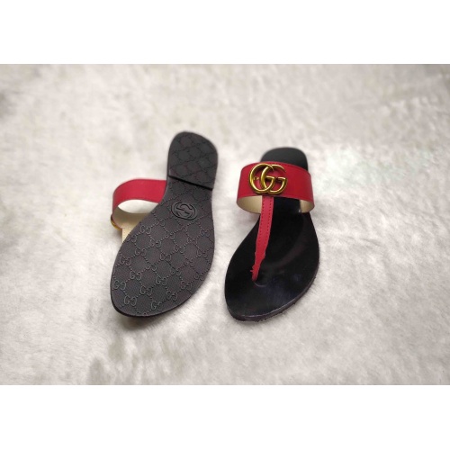 Replica Gucci Slippers For Women #819411 $39.00 USD for Wholesale