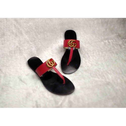 Replica Gucci Slippers For Women #819411 $39.00 USD for Wholesale