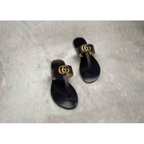 Replica Gucci Slippers For Women #819420 $39.00 USD for Wholesale