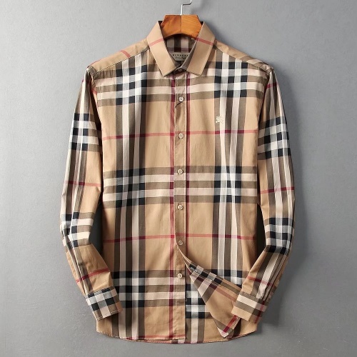 Burberry Shirts Long Sleeved For Men #822451 $42.00 USD, Wholesale Replica Burberry Shirts