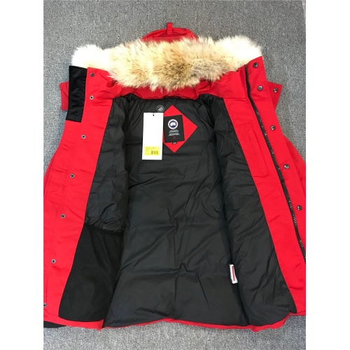 Replica Canada Goose Down Feather Coat Long Sleeved For Unisex #824710 $193.00 USD for Wholesale