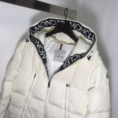 Replica Moncler Down Feather Coat Long Sleeved For Men #828462 $161.00 USD for Wholesale