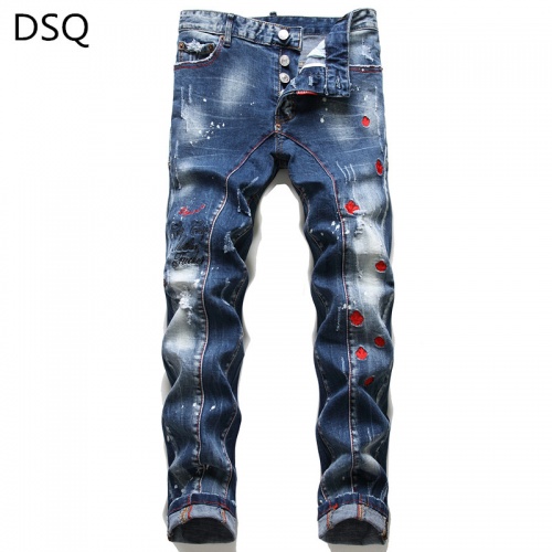 Dsquared Jeans For Men #829273 $48.00 USD, Wholesale Replica Dsquared Jeans